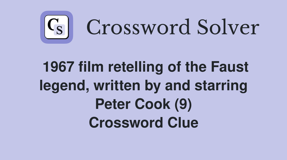 1967 film retelling of the Faust legend, written by and starring Peter